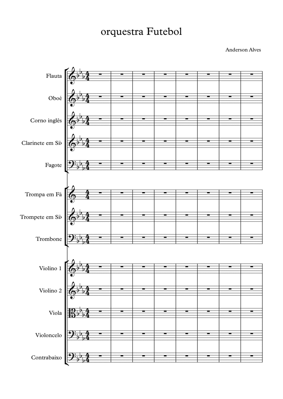 Futebol Full Orchestra scores gallery preview page 1