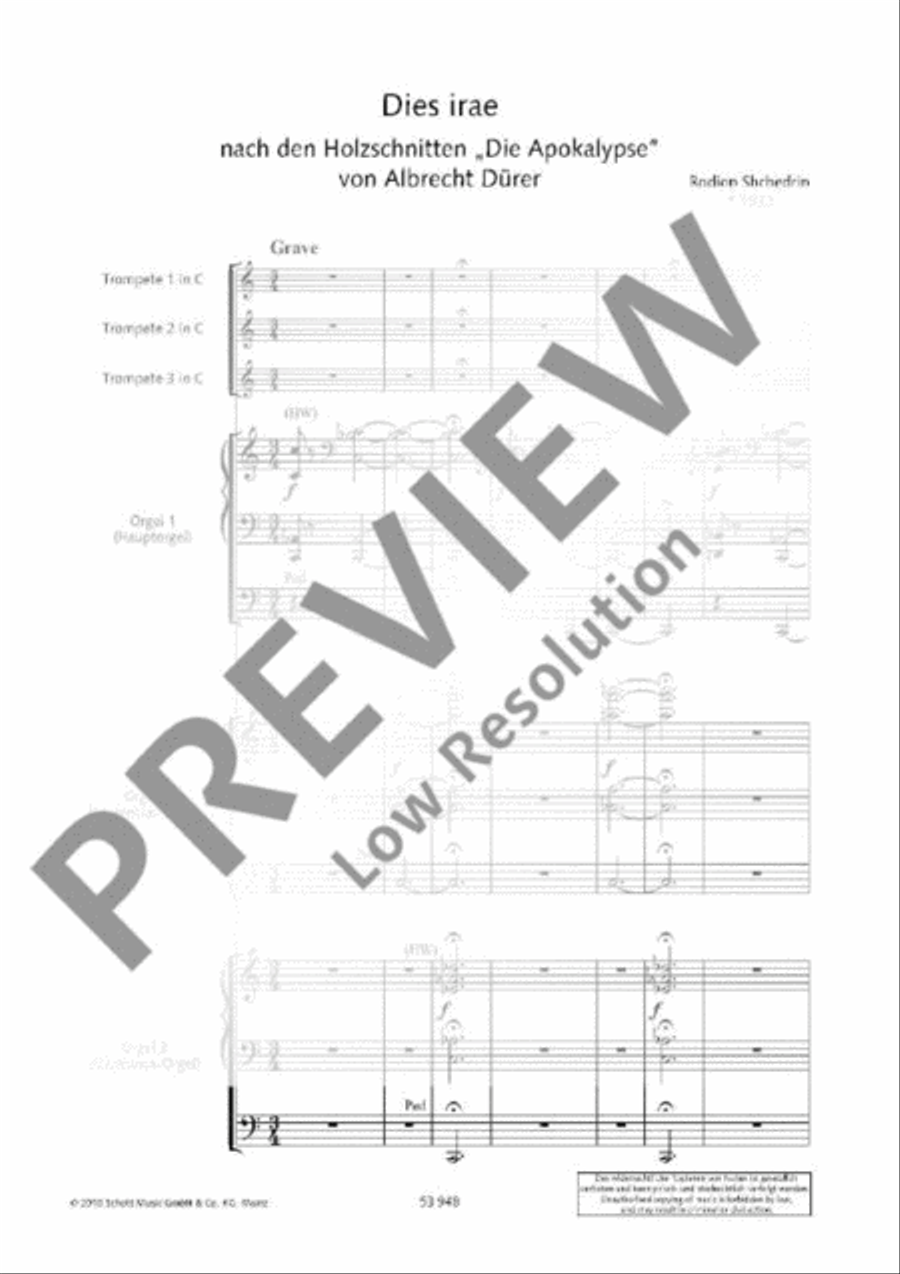 Dies irae Trumpet Trio scores gallery preview page 2