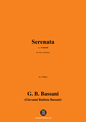 G. B. Bassani-Serenata,in A Major