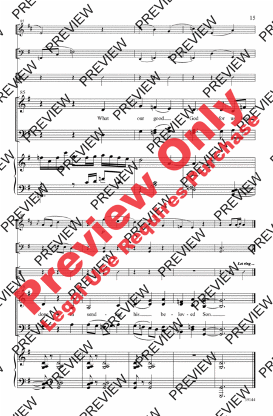 Enniscorthy Carol Enniscorthy Carol 4-Part scores gallery preview page 15