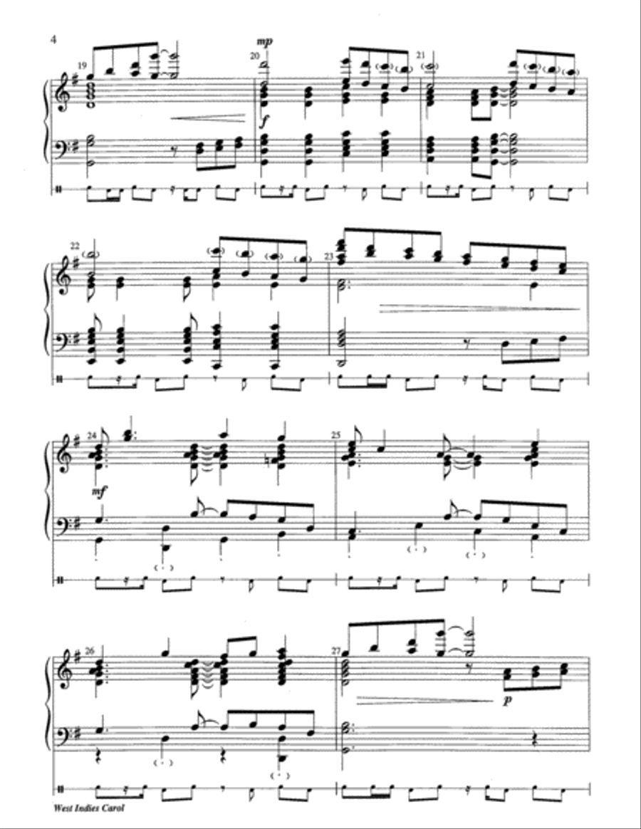 West Indies Carol