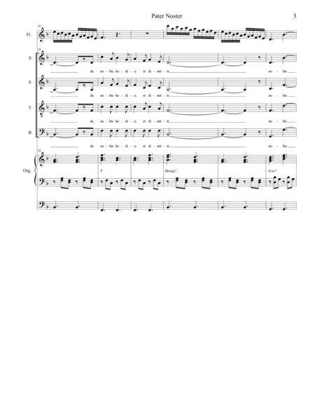 Pater Noster (from "Mass for the People of God" - Organ Score) image number null