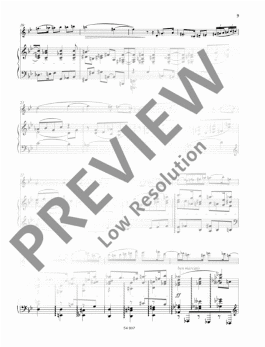 Aria · Larghetto molto Violin Solo scores gallery preview page 10