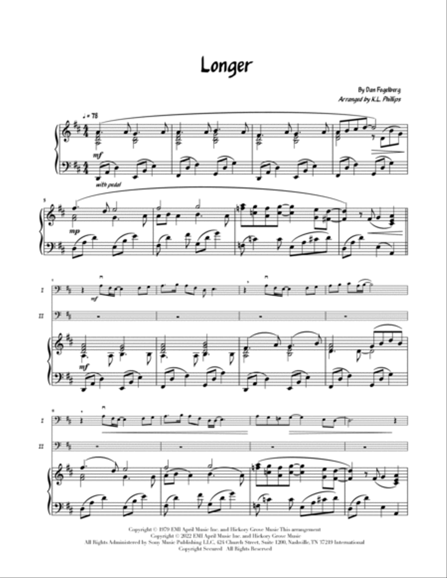 Longer String Duet scores gallery preview page 2