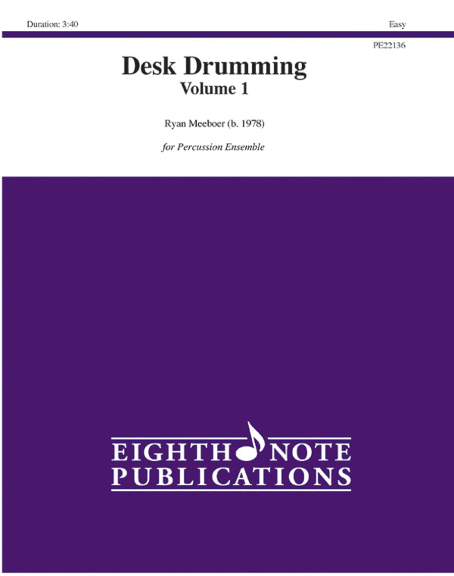 Desk Drumming, Volume 1 Percussion Ensemble scores gallery preview page 1