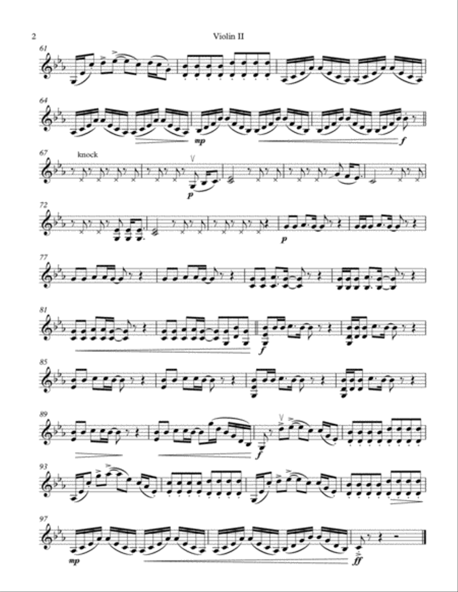 Rolling In The Deep String Quartet scores gallery preview page 4