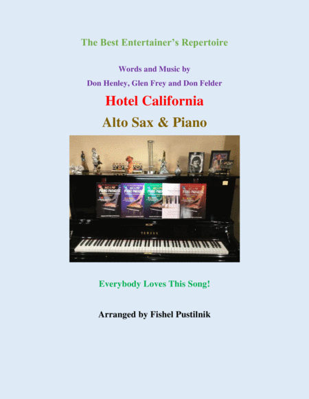 "Hotel California" for Alto Sax and Piano image number null