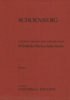Bach-Schoenberg Chorale Preludes