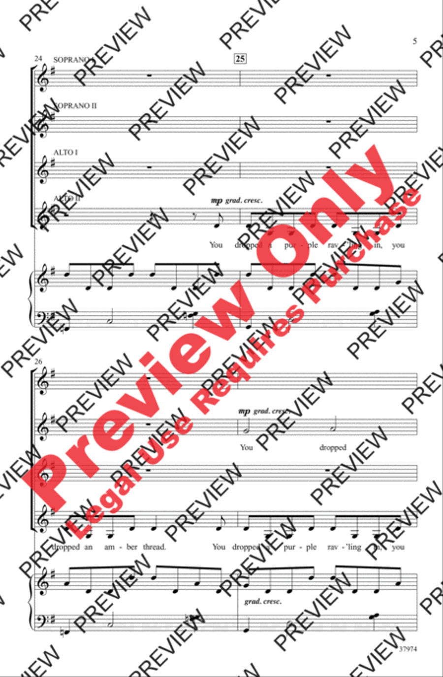 Evening Women's Choir scores gallery preview page 5