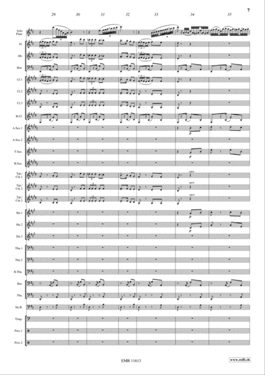 Carmen Fantasy Carmen Fantasy Concert Band scores gallery preview page 8