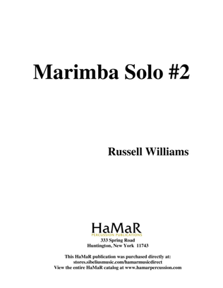 Book cover for Marimba Solo #2