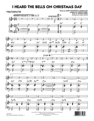 Jazz Combo Pak #44 (Christmas) - Piano/Conductor