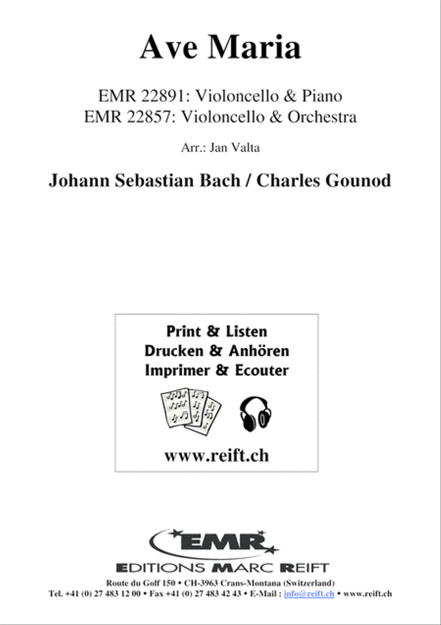 Ave Maria Piano Accompaniment scores gallery preview page 2