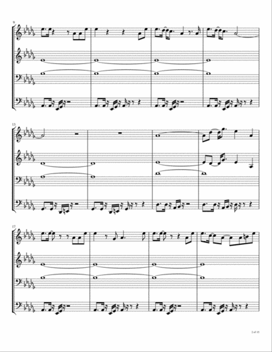 Broken Wings Broken Wings Brass Ensemble scores gallery preview page 3