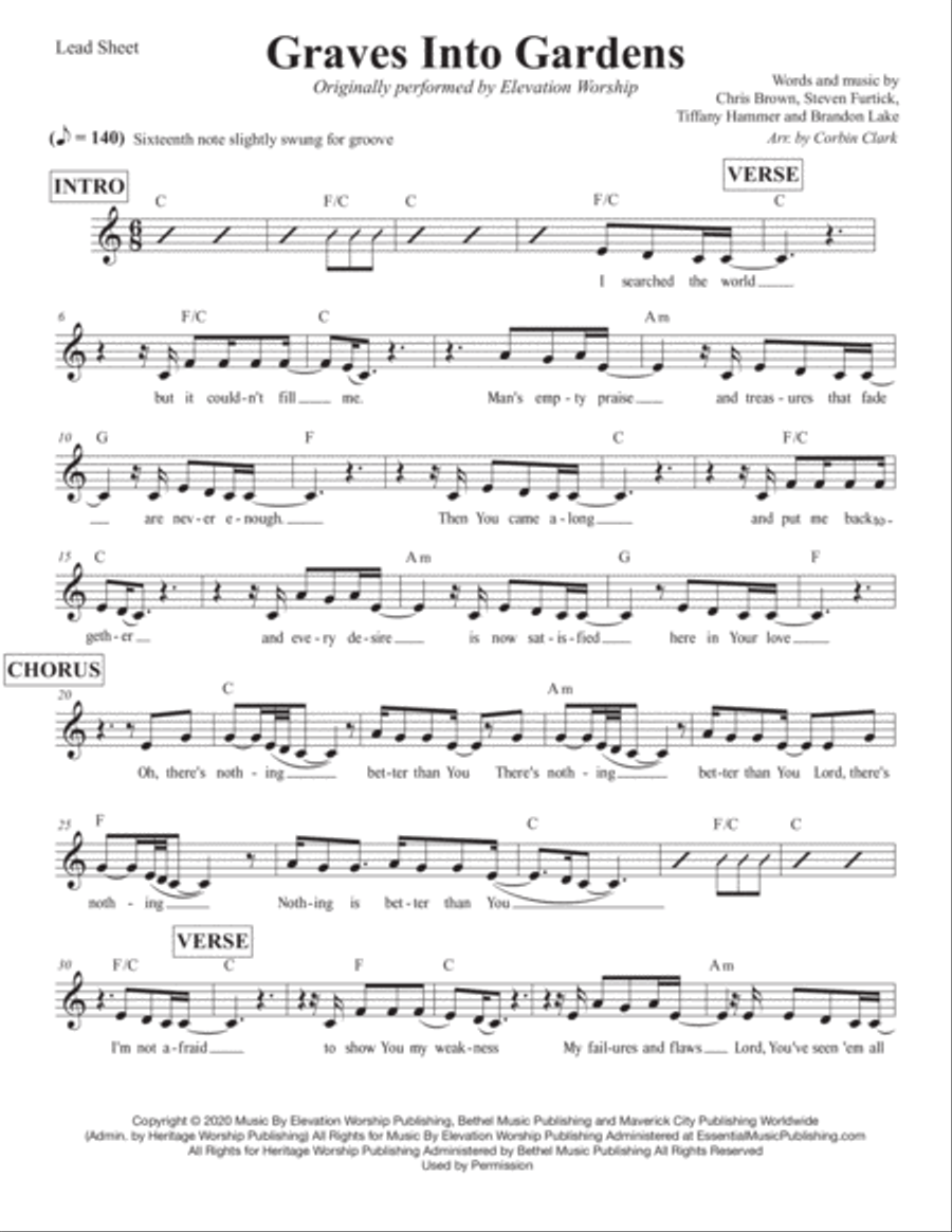 Graves Into Gardens Guitar scores gallery preview page 2