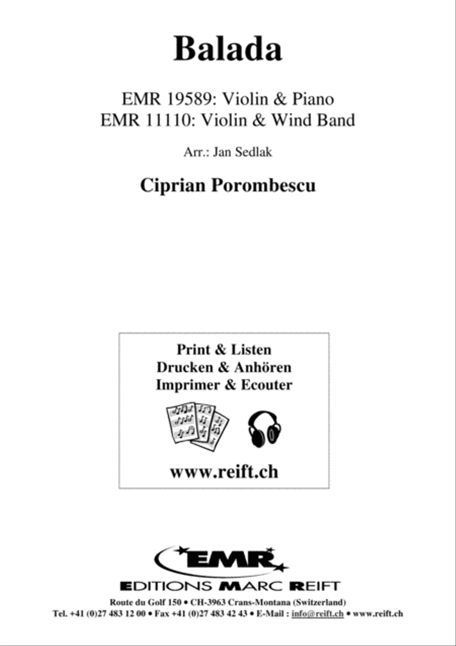 Balada Violin Solo scores gallery preview page 2