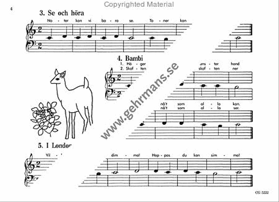 Vi spelar piano 1 Piano Solo scores gallery preview page 3