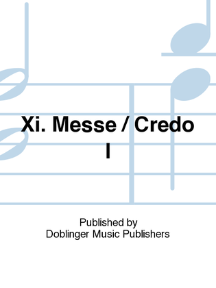 XI. MESSE / CREDO I