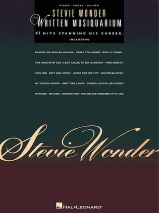 Stevie Wonder - Written Musiquarium