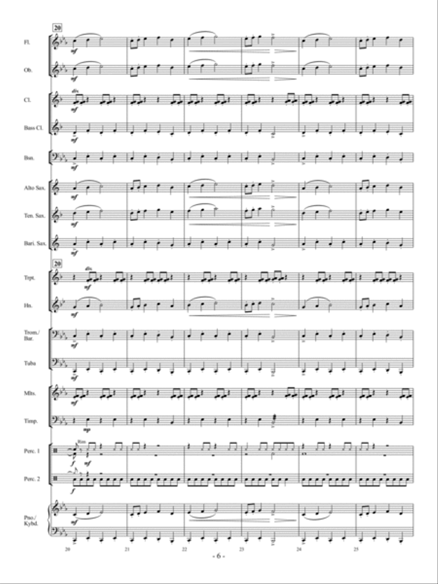 Escape From Krypton Escape From Krypton Concert Band scores gallery preview page 5