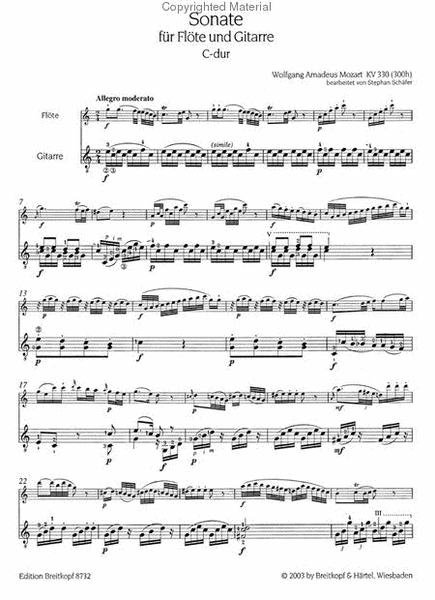 Sonata in C major K. 330