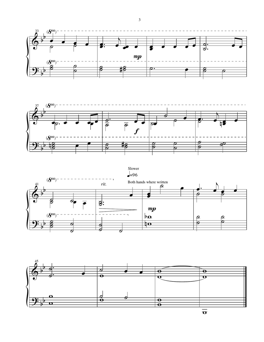 Christmas Classics for the Moderate Level Pianist Piano Solo scores gallery preview page 6