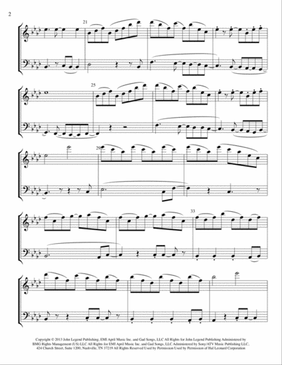 All Of Me String Duet scores gallery preview page 2