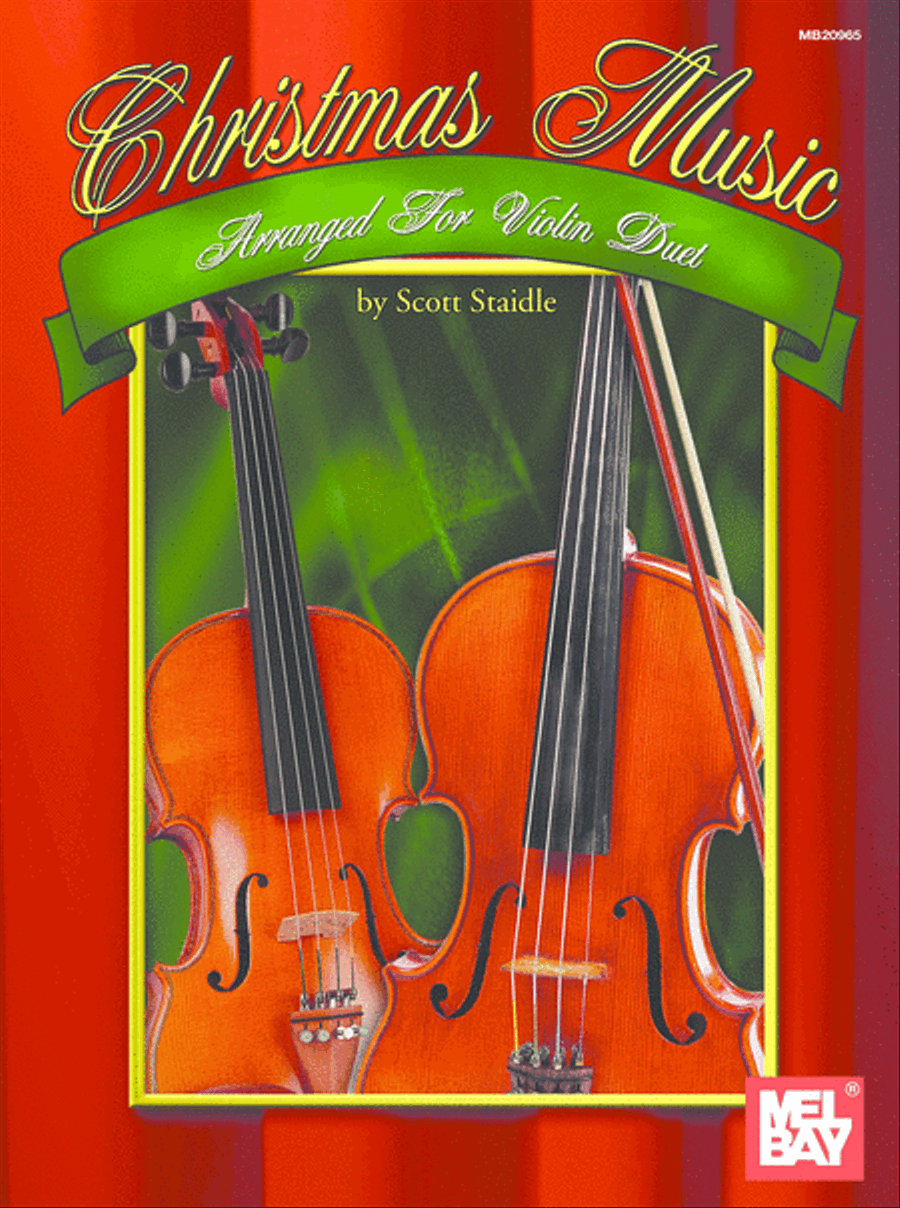 Christmas Music Arranged for Violin Duet String Duet scores gallery preview page 1