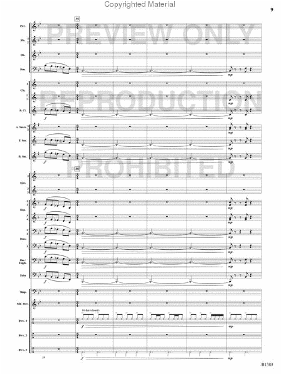 American Visions Concert Band scores gallery preview page 8