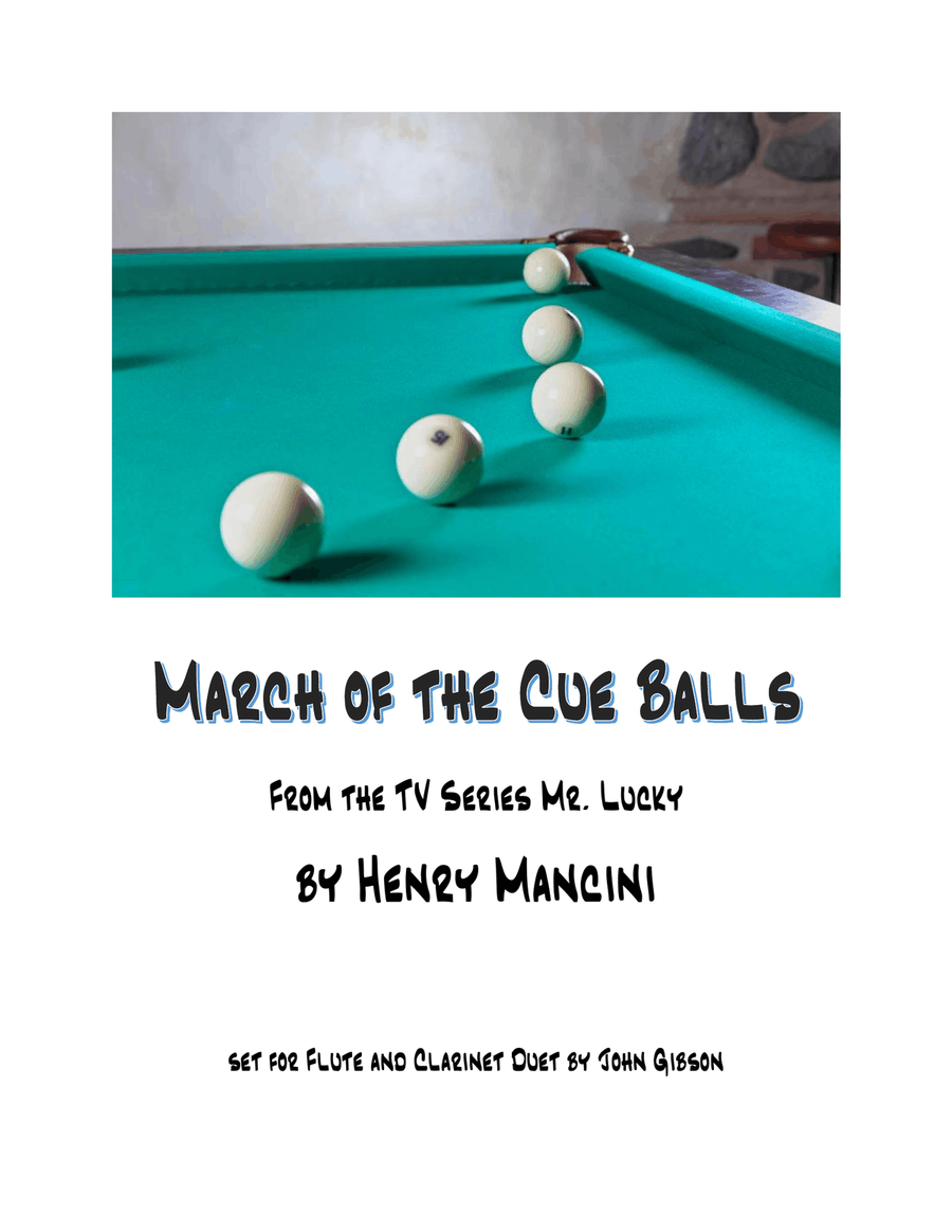March Of The Cue Balls Woodwind Duet scores gallery preview page 1