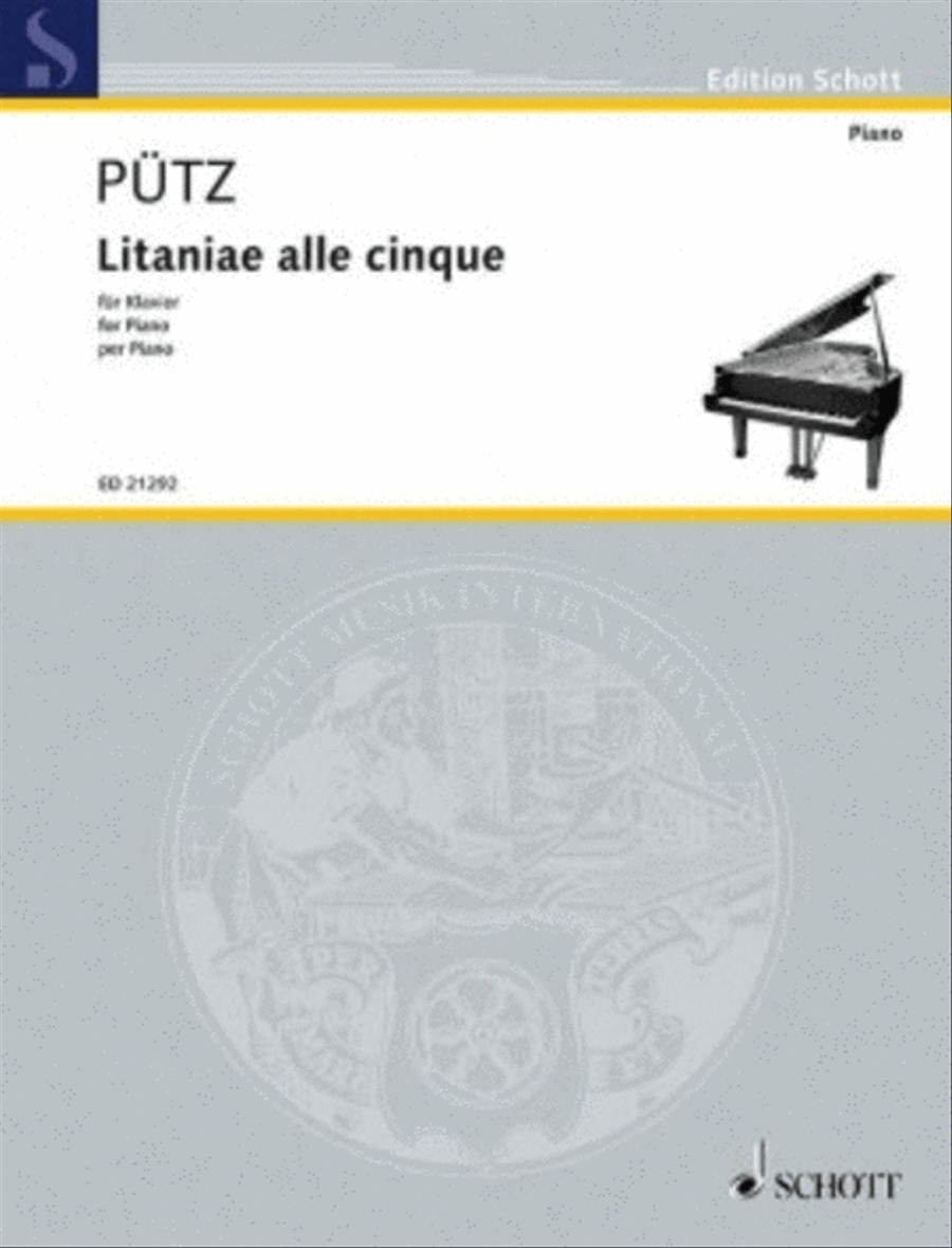 Litaniae alle Cinque Piano Solo scores gallery preview page 1
