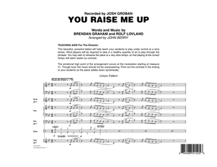 Book cover for You Raise Me Up - Full Score