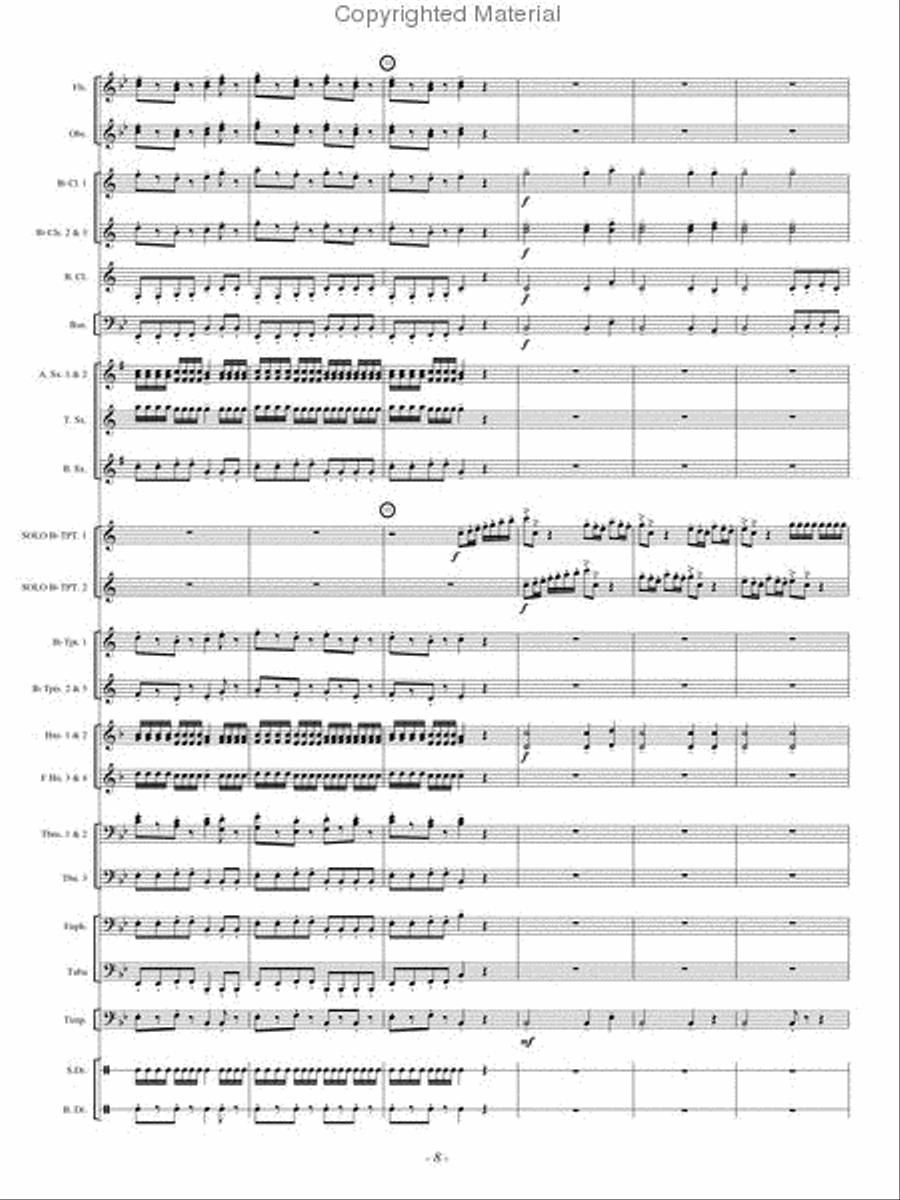Double Concerto Concert Band scores gallery preview page 7