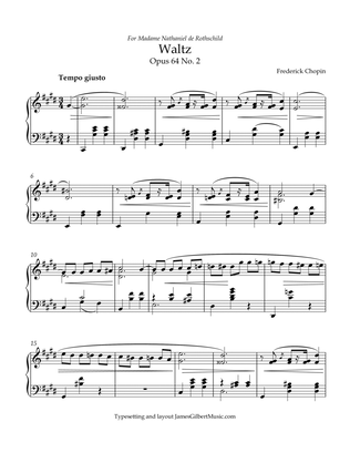 Waltz in C# minor, Opus 64, No 2