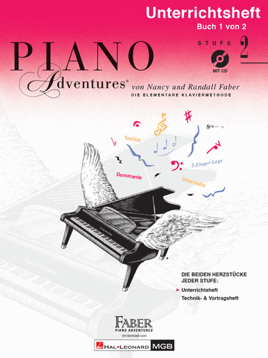 Piano Adventures: Unterrichtsheft 2 (mit CD)