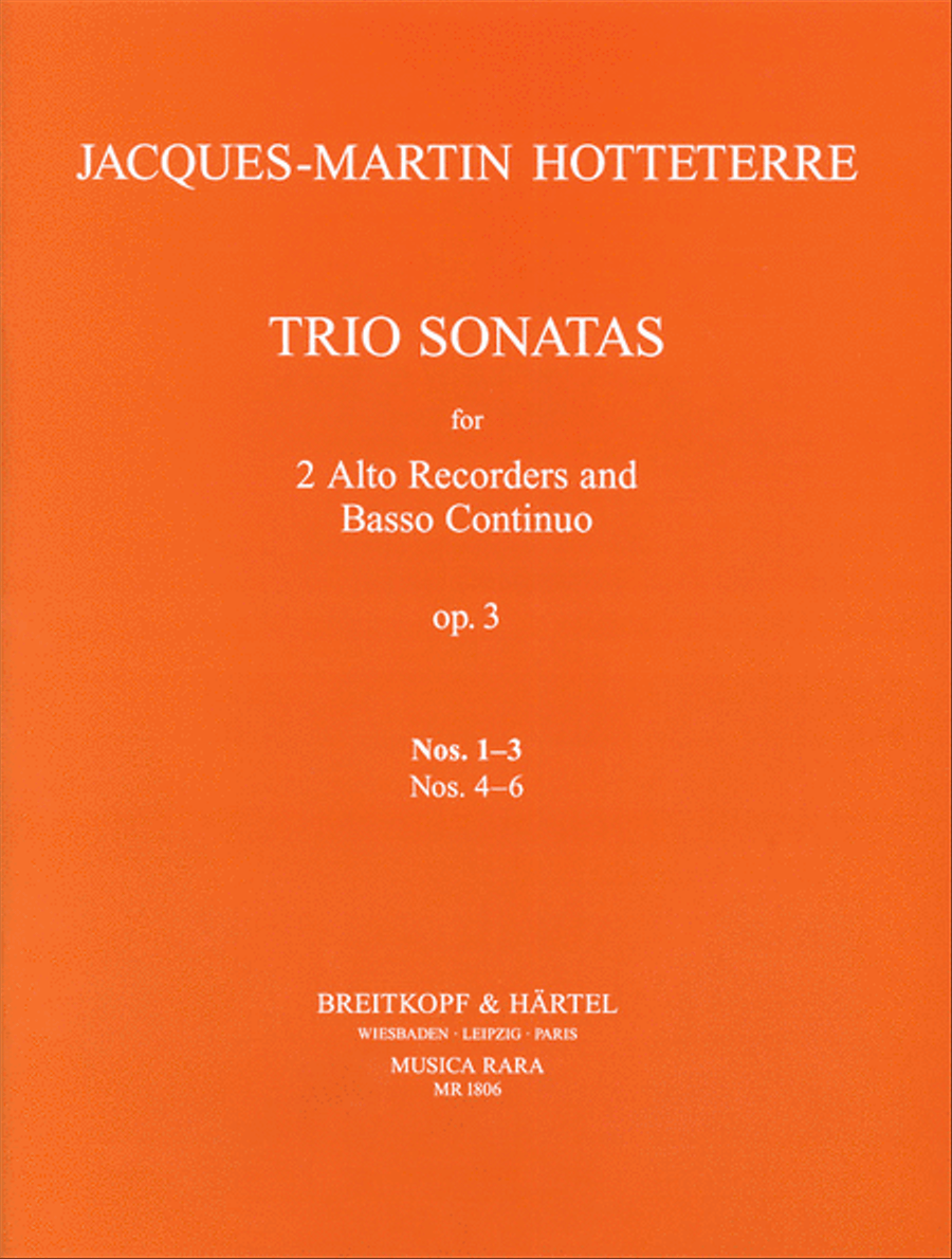 Trio Sonatas Op. 3