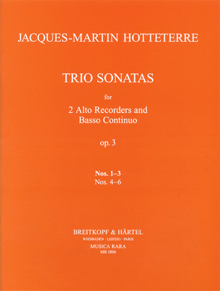Trio Sonatas Op. 3
