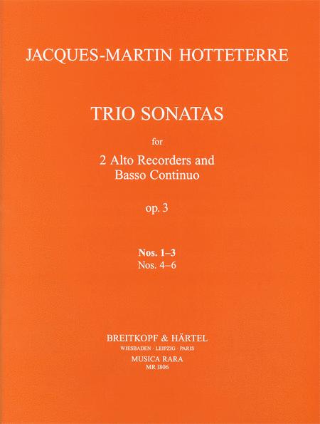 Trio Sonatas Op. 3