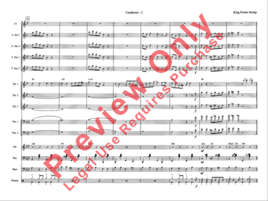 King Porter Stomp King Porter Stomp Jazz Ensemble scores gallery preview page 10