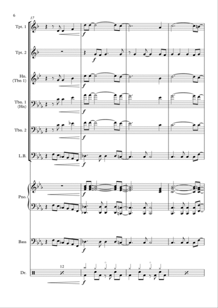 Happy Happy Brass Quintet scores gallery preview page 6