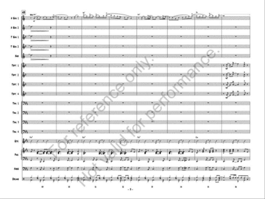 Victor's Return Victor's Return Jazz Ensemble scores gallery preview page 10