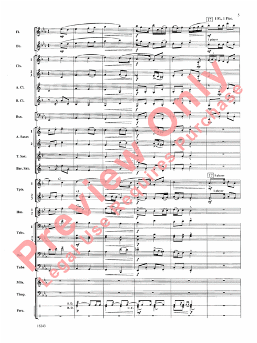 A Longford Legend A Longford Legend Concert Band scores gallery preview page 6