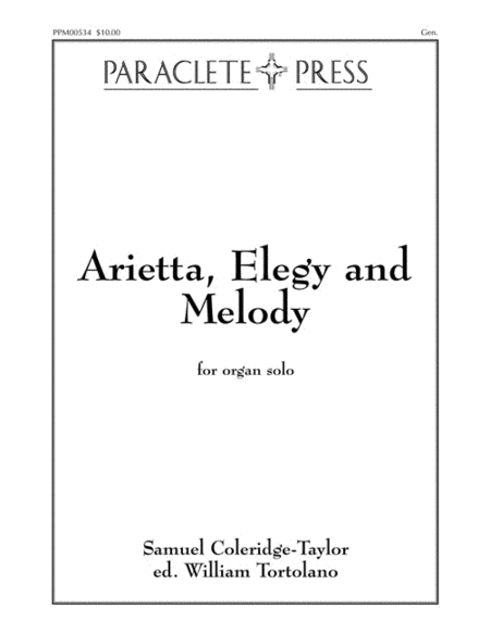 Arietta, Elegy and Melody