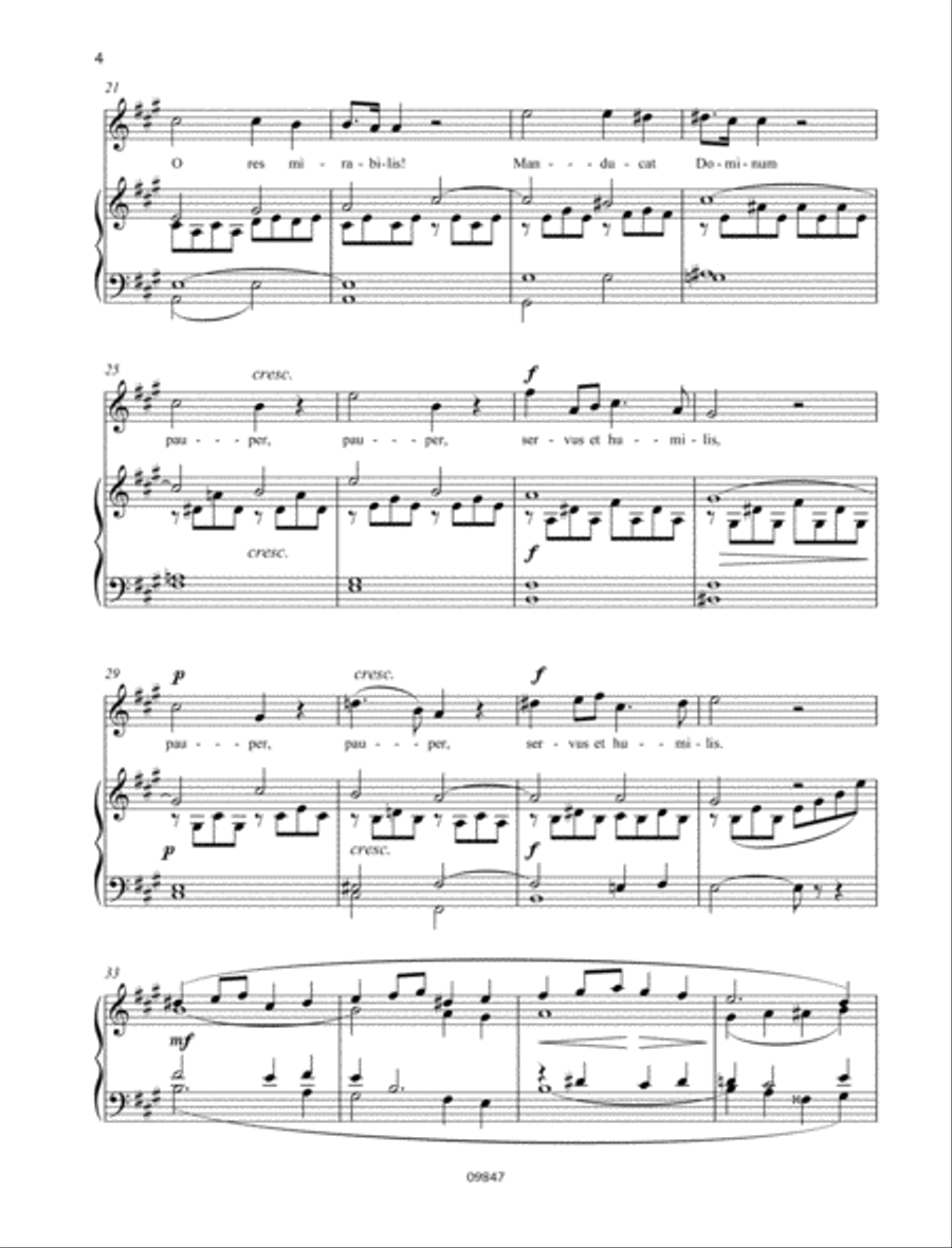 Panis Angelicus A major Voice Solo scores gallery preview page 2