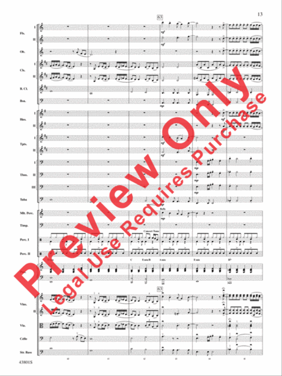 Bruno Mars' Greatest Hits Full Orchestra scores gallery preview page 14