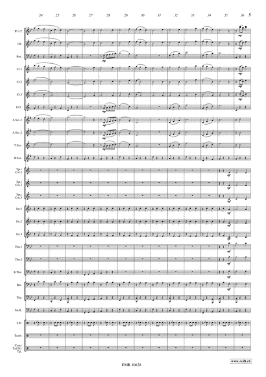Bella Italia Bella Italia Concert Band scores gallery preview page 6