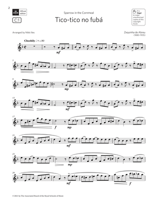 Tico-tico no fubá (Grade 5 List C1 from the ABRSM Flute syllabus from 2022)