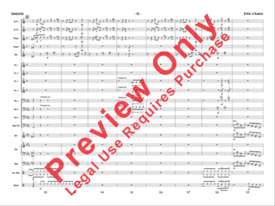 Rippin' 'n Runnin' Jazz Ensemble scores gallery preview page 29