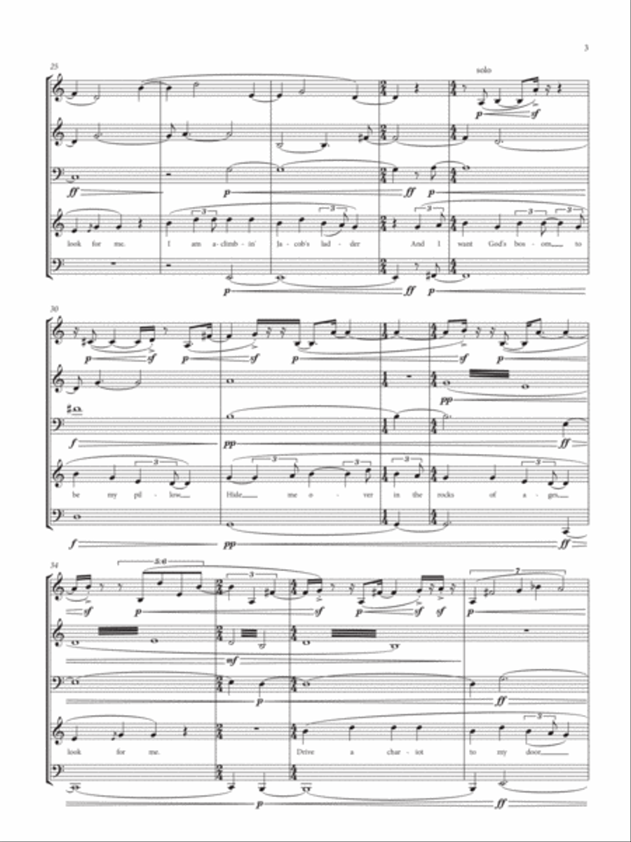 Look For Me (Score and Parts) Set of Parts scores gallery preview page 3