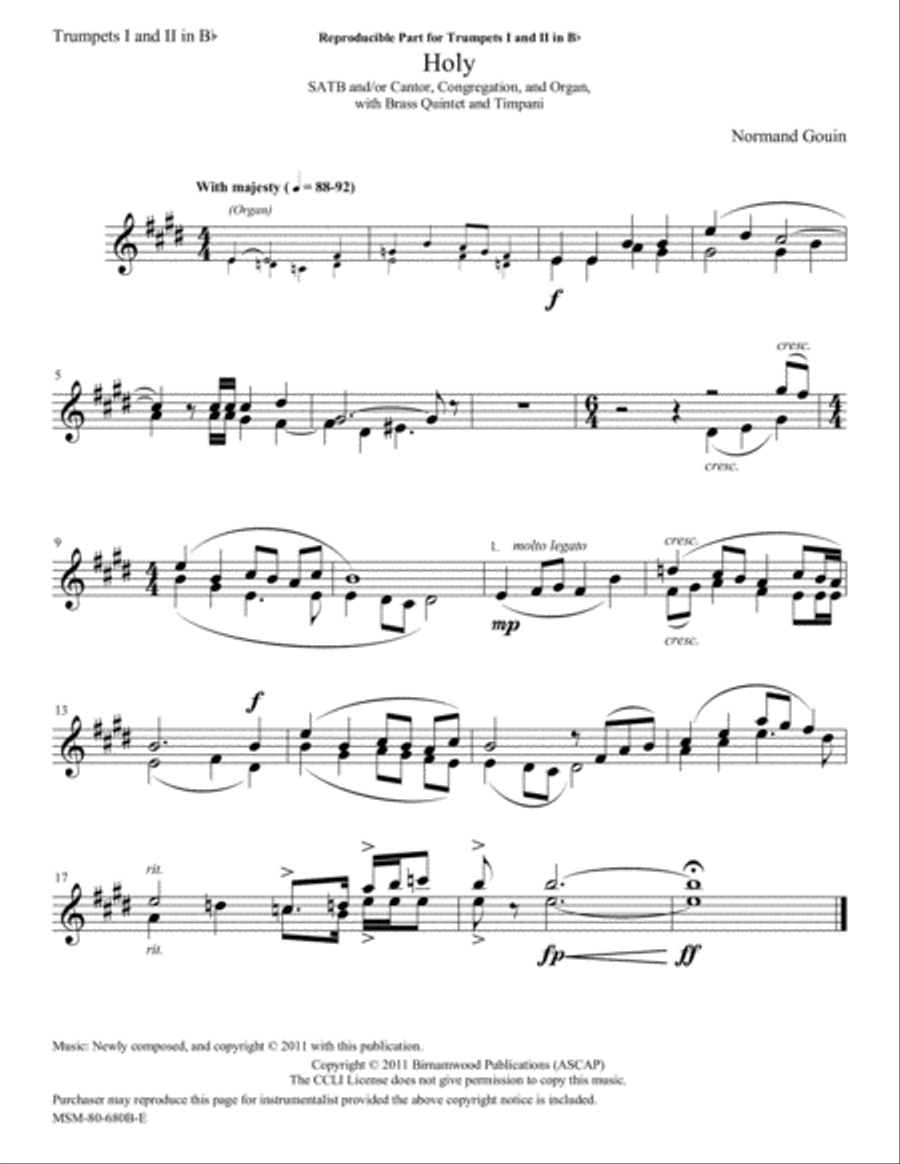 Mass of Saints Peter and Paul Choir scores gallery preview page 4